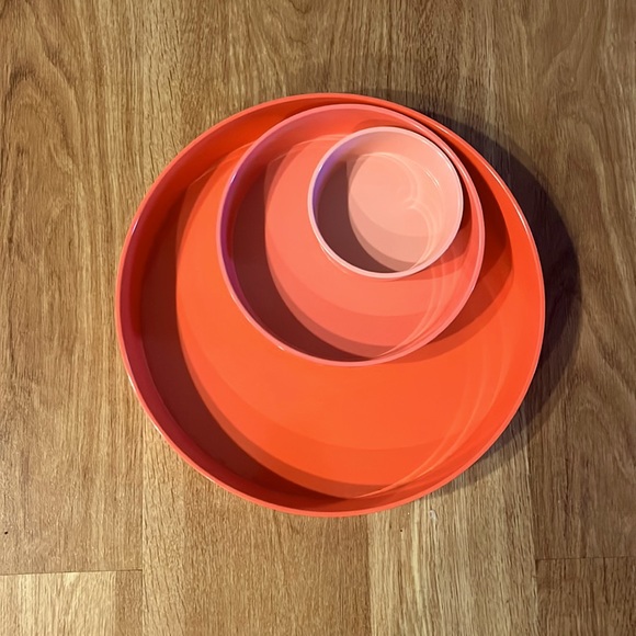 Melamine chip and dip nesting bowl set - Picture 1 of 4